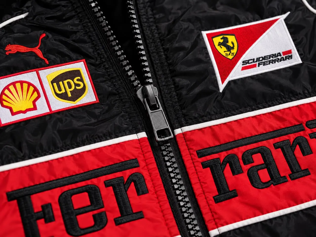 Ferrari F1 Jacket Black & White - 3