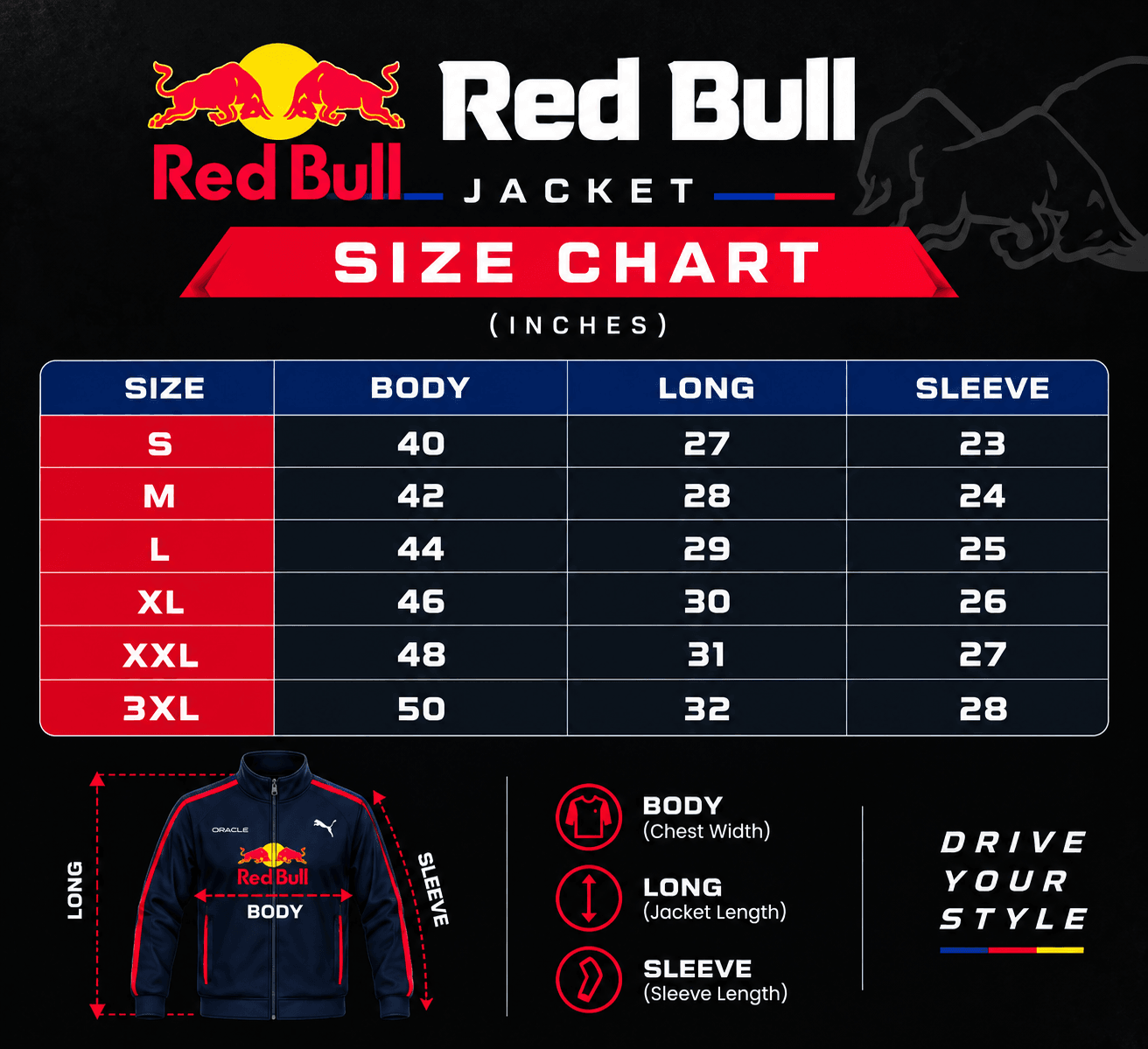 Redbull Premium F1 Jacket Black - 6