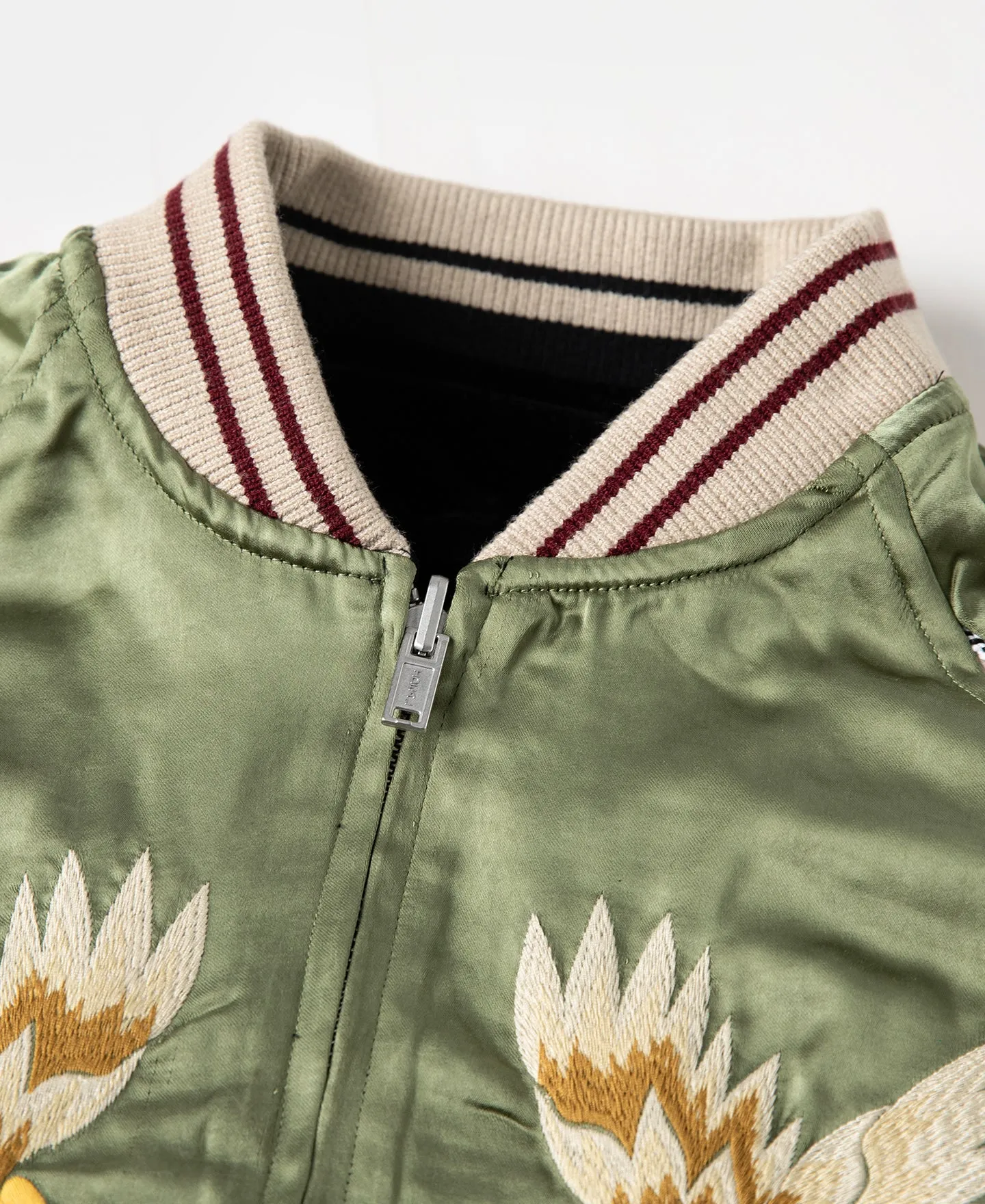 1950s Reversible Acetate Souvenir Jacket - Falcon  Tiger