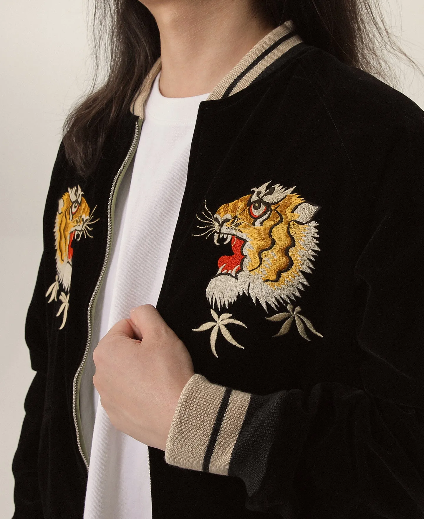 1950s Reversible Acetate Souvenir Jacket - Falcon  Tiger