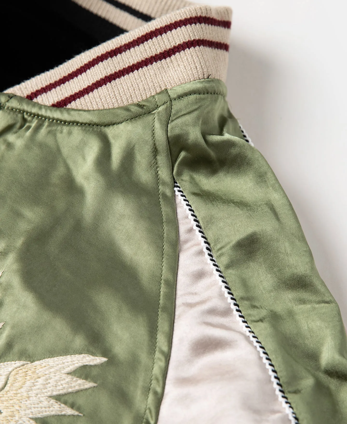 1950s Reversible Acetate Souvenir Jacket - Falcon  Tiger