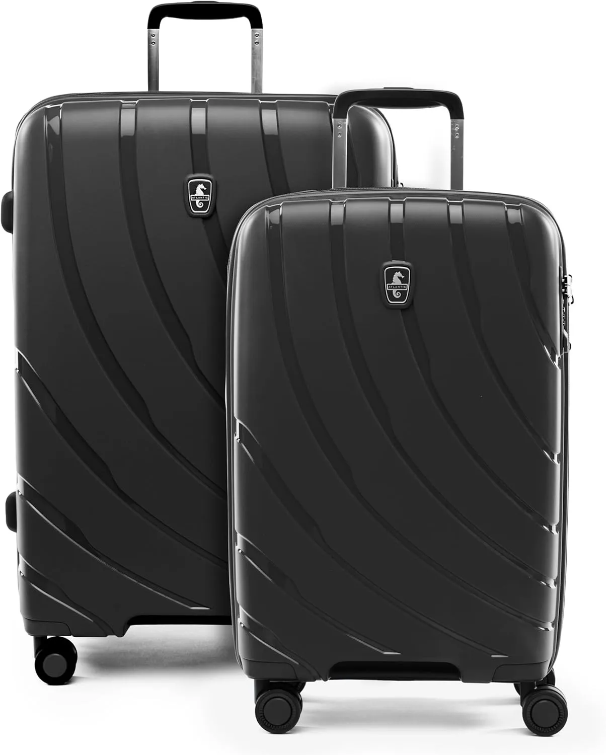 2-Piece Luggage Set - Carry-on & Convertible Medium to Large Checked Expandable Hardside Spinners