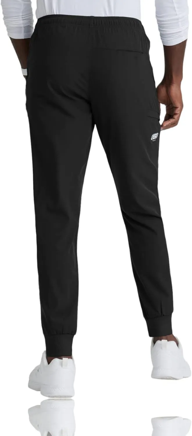 BARCO Skechers Vitality Crew Scrub Jogger for Men - Medical Cargo Pant, 4-Way Stretch, Sustainable Fabric Men's Scrub Pant