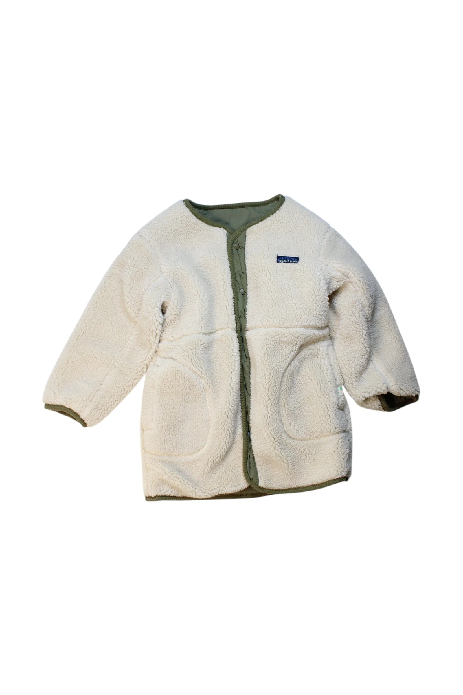 BEAMS Quilted Coat With Pockets 4T