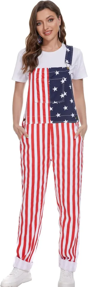 Bib Overalls for Women Fashion Jumpsuit Holiday Coveralls Festival Outfits