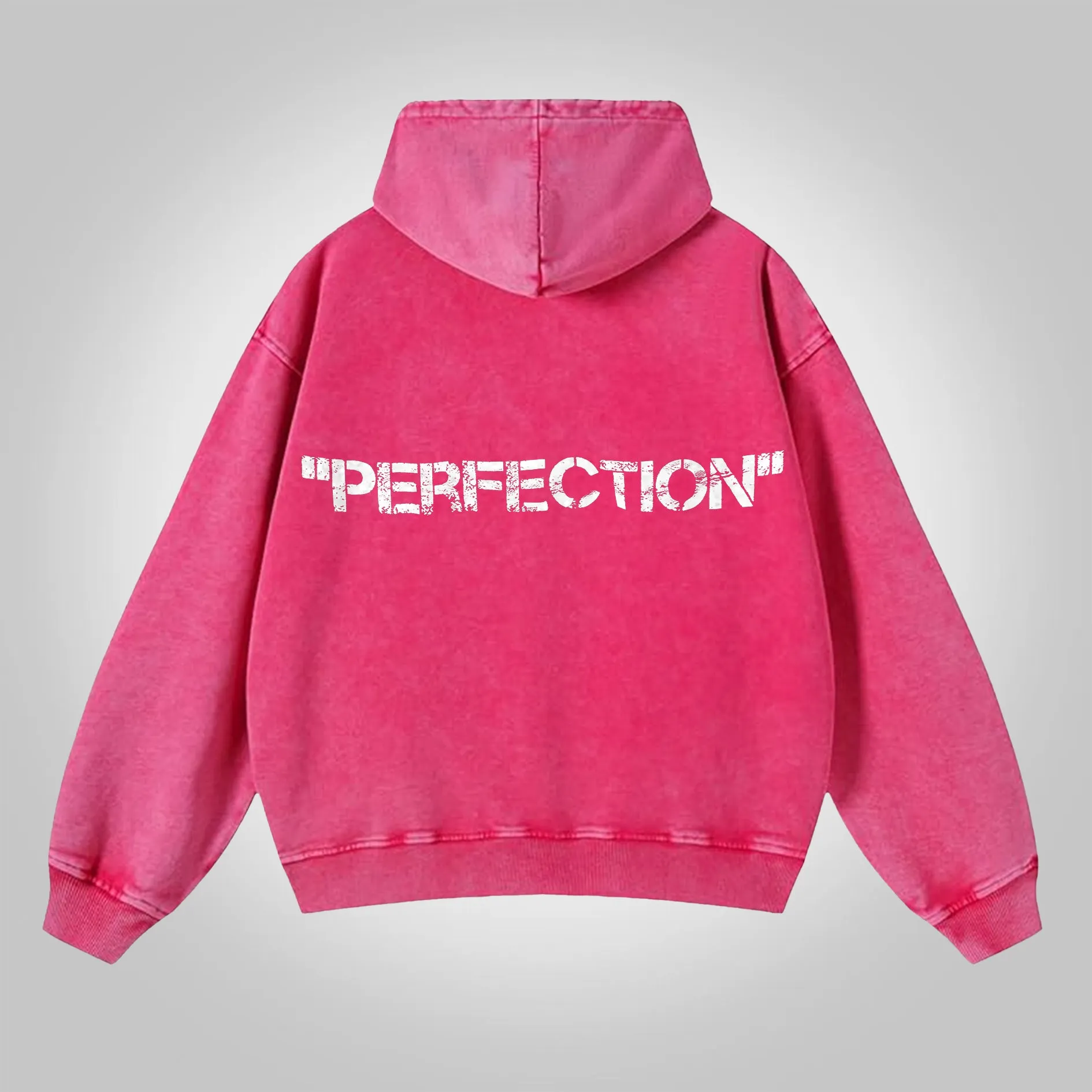 Blavra 07 Perfect Print Washed Cotton Zip-Up Hoodie