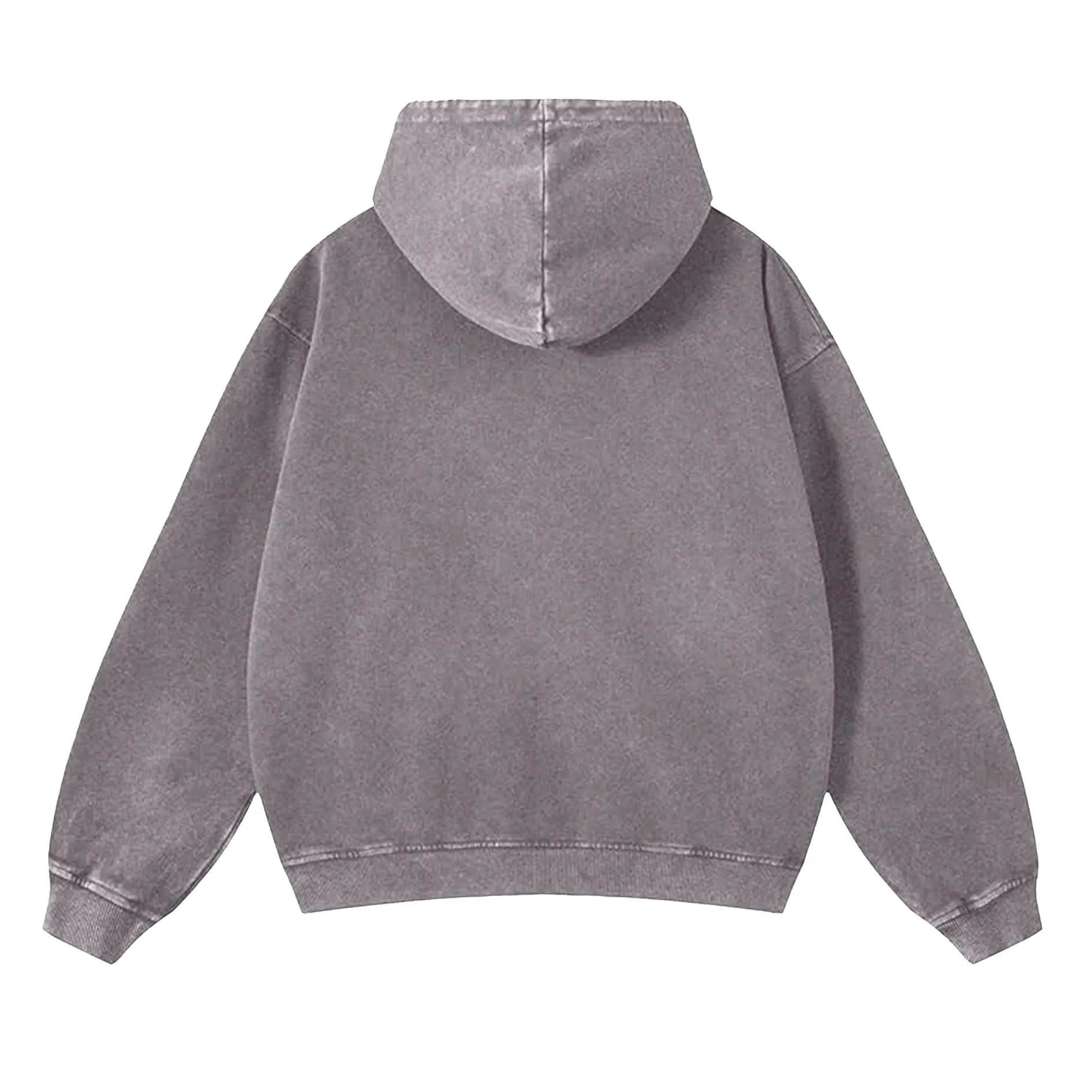 Blavra Essential Washed Cotton Zip-Up Hoodie