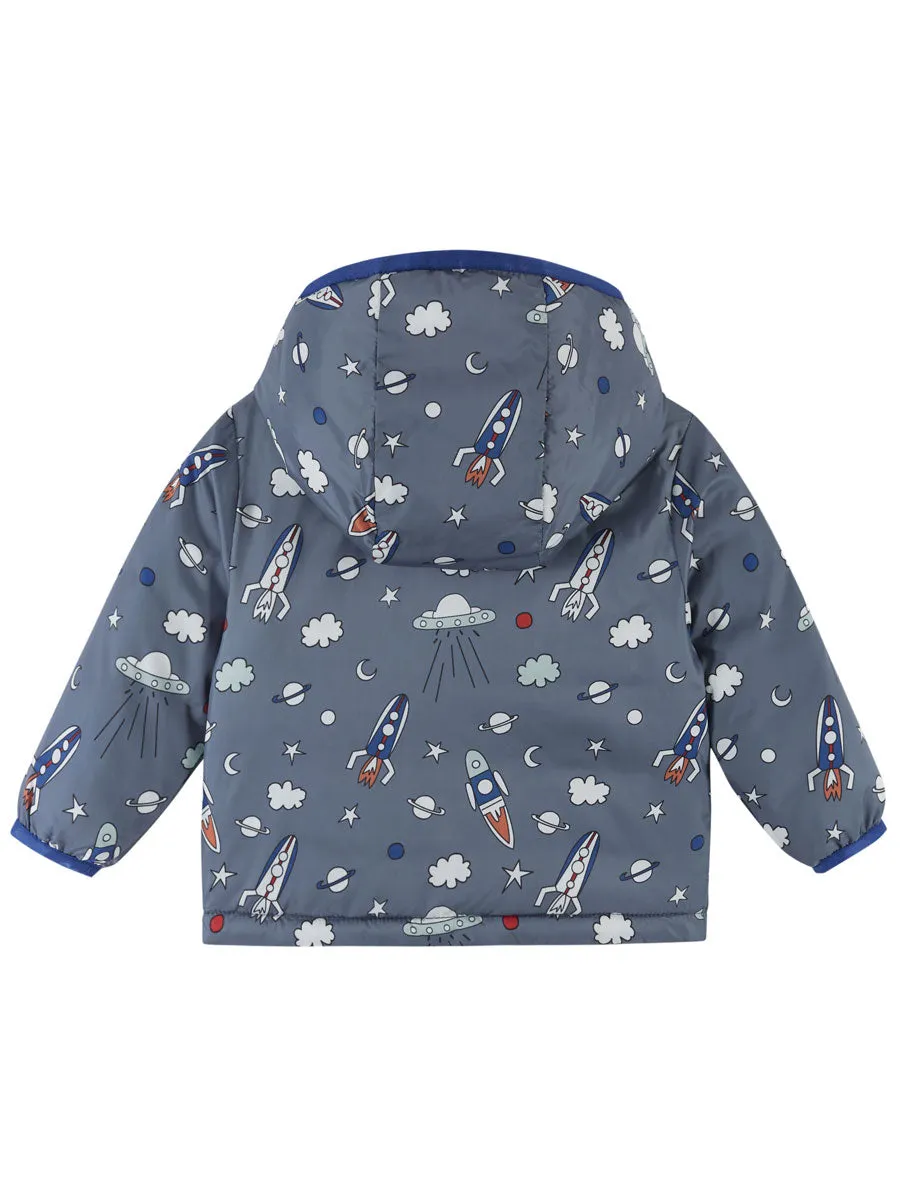Boys Reversible Hooded Puffer Jacket