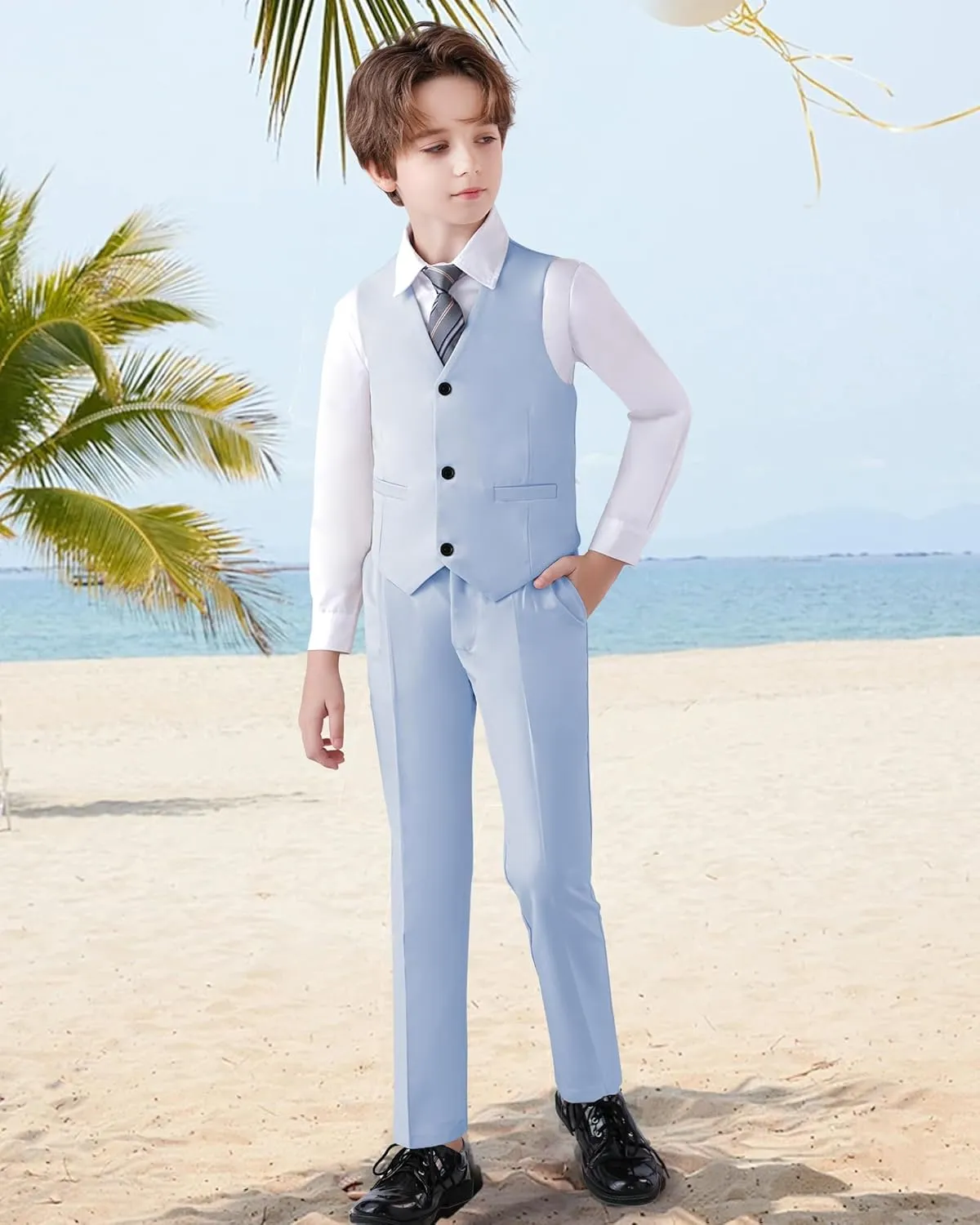 Boys Suit Formal Suits for Boy Slim Fit Kids Suit for Teen Boy Toddler Dress Boys Wedding Communion