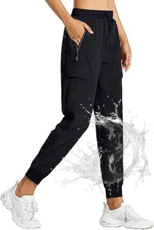Cargo Pants Women Quick Dry Hiking Pants Trval UPF 50  Water Resistant Waterproof Lightweight Joggers