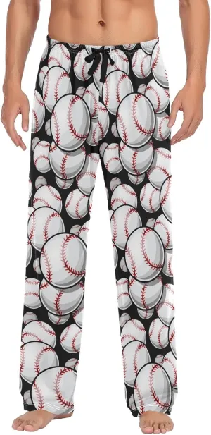 Carnival Mardi Gras Pajama Pants Men's Pajama Bottoms Lounge Sleepwear PJs Casual Sleep Pants S