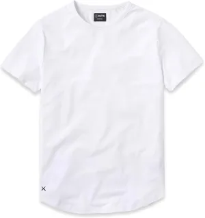 Clothing Men's Premium AO Crew Neck Casual Short Sleeve T-Shirt | Classic Curve Hem | PYCA Pro Soft Fabric