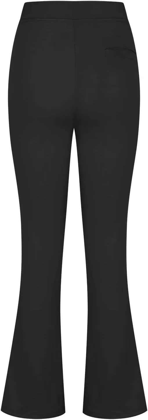 Dressy Casual Pants for Women Business Work Office Pants High Waist Athletic Workout Leggings Pants Flare Yoga Pants
