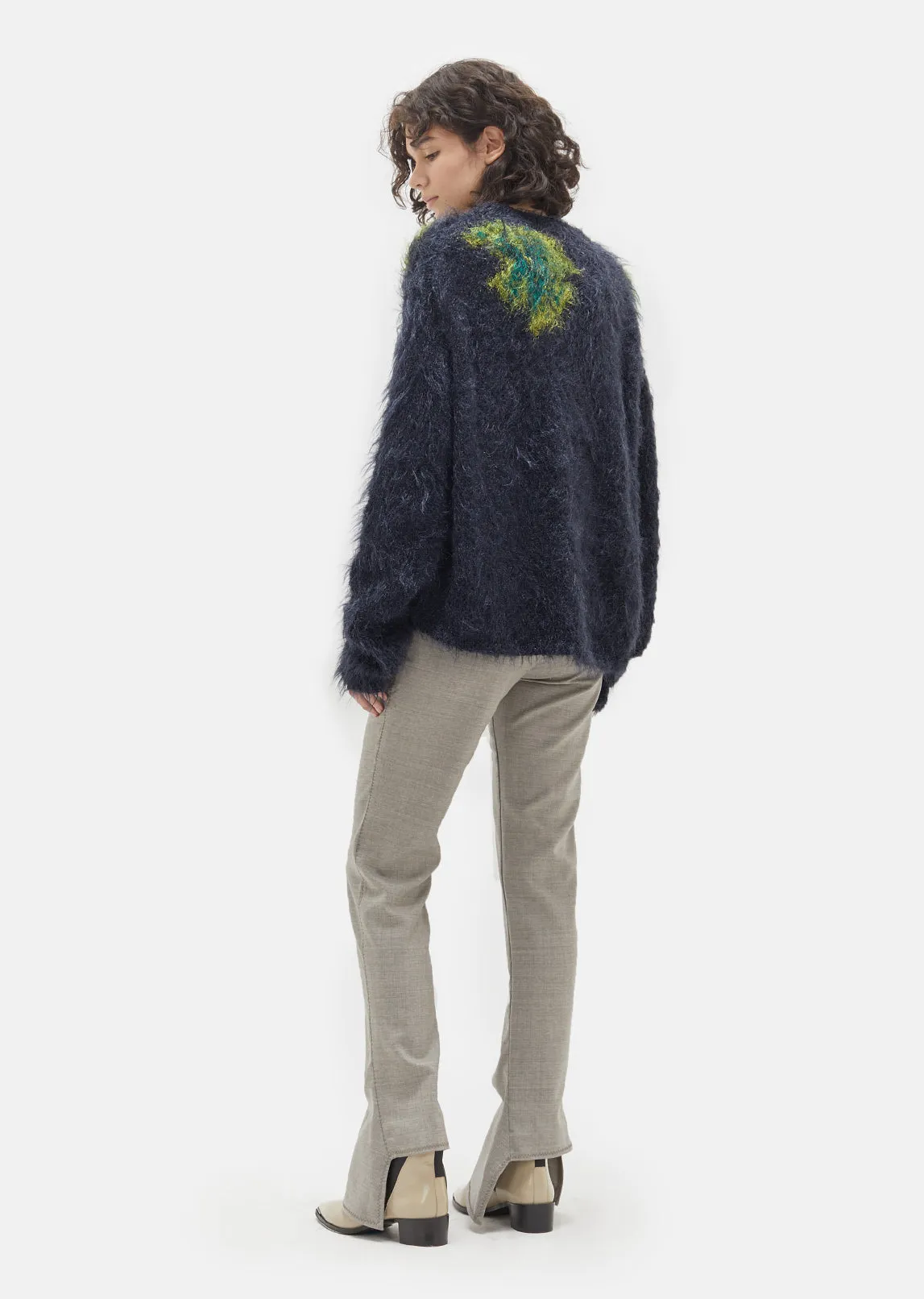 Fhira Hairy Knit Sweater