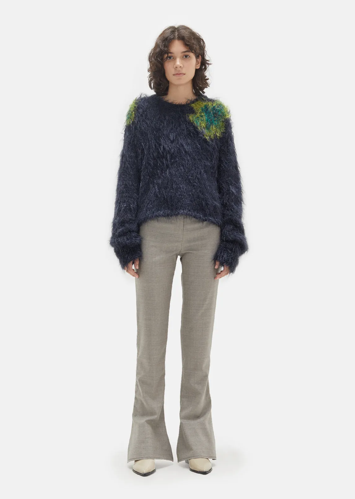 Fhira Hairy Knit Sweater