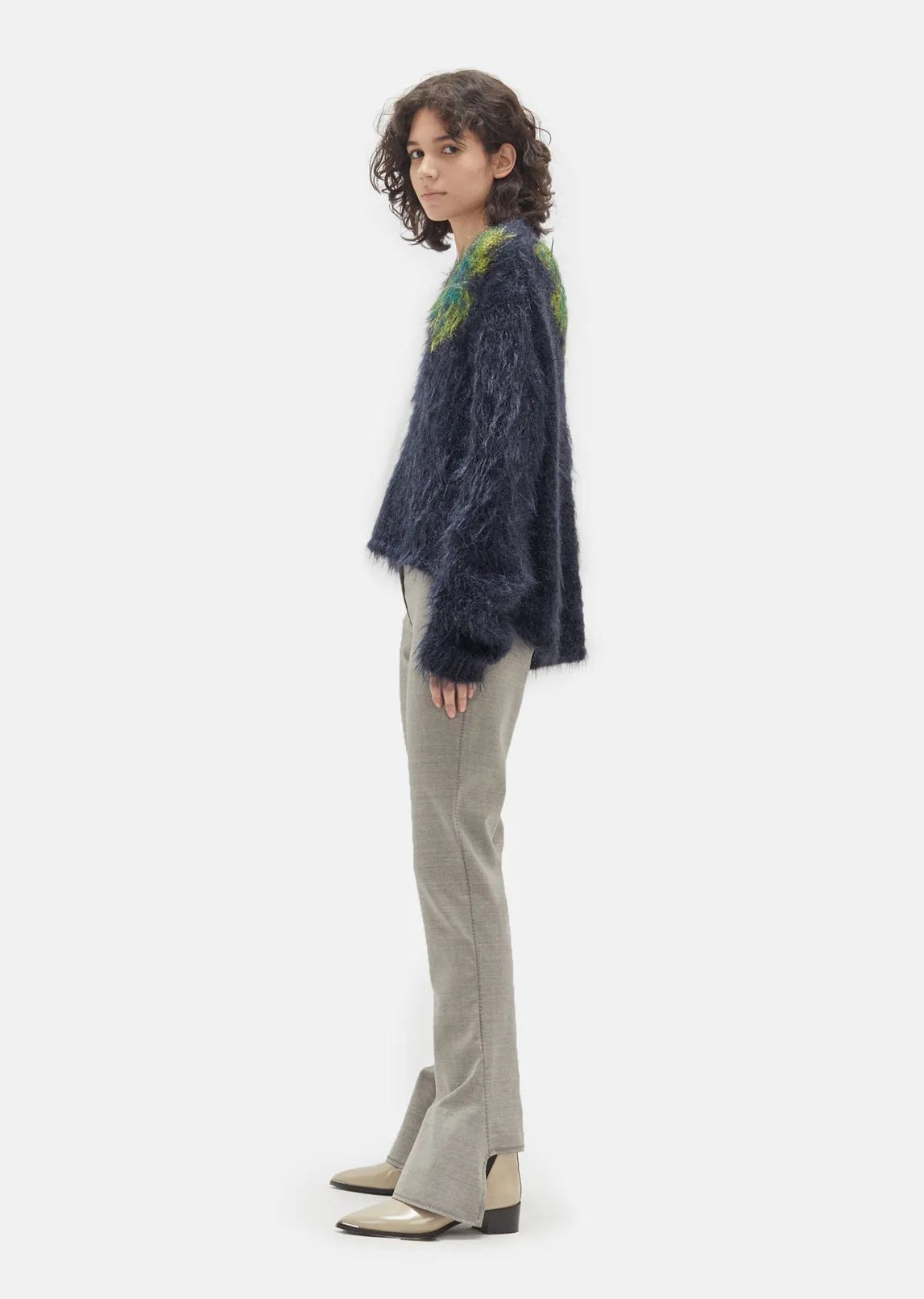 Fhira Hairy Knit Sweater