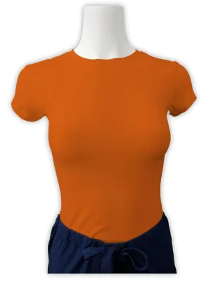 Flexibilitee Women's Crew Neck Short Sleeve Tee | Orange