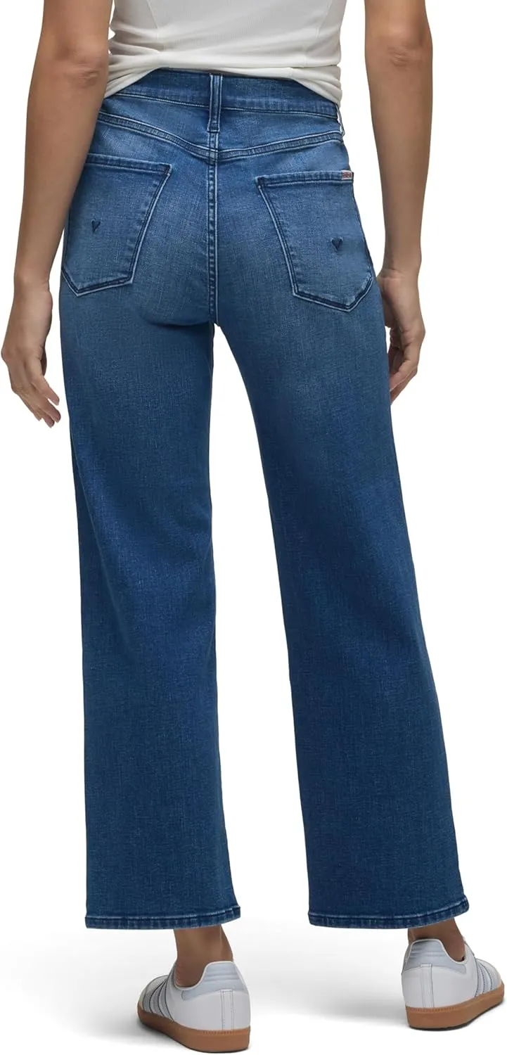 HUDSON Women's Rosalie High Rise Wide Leg Cargo Ankle Jean