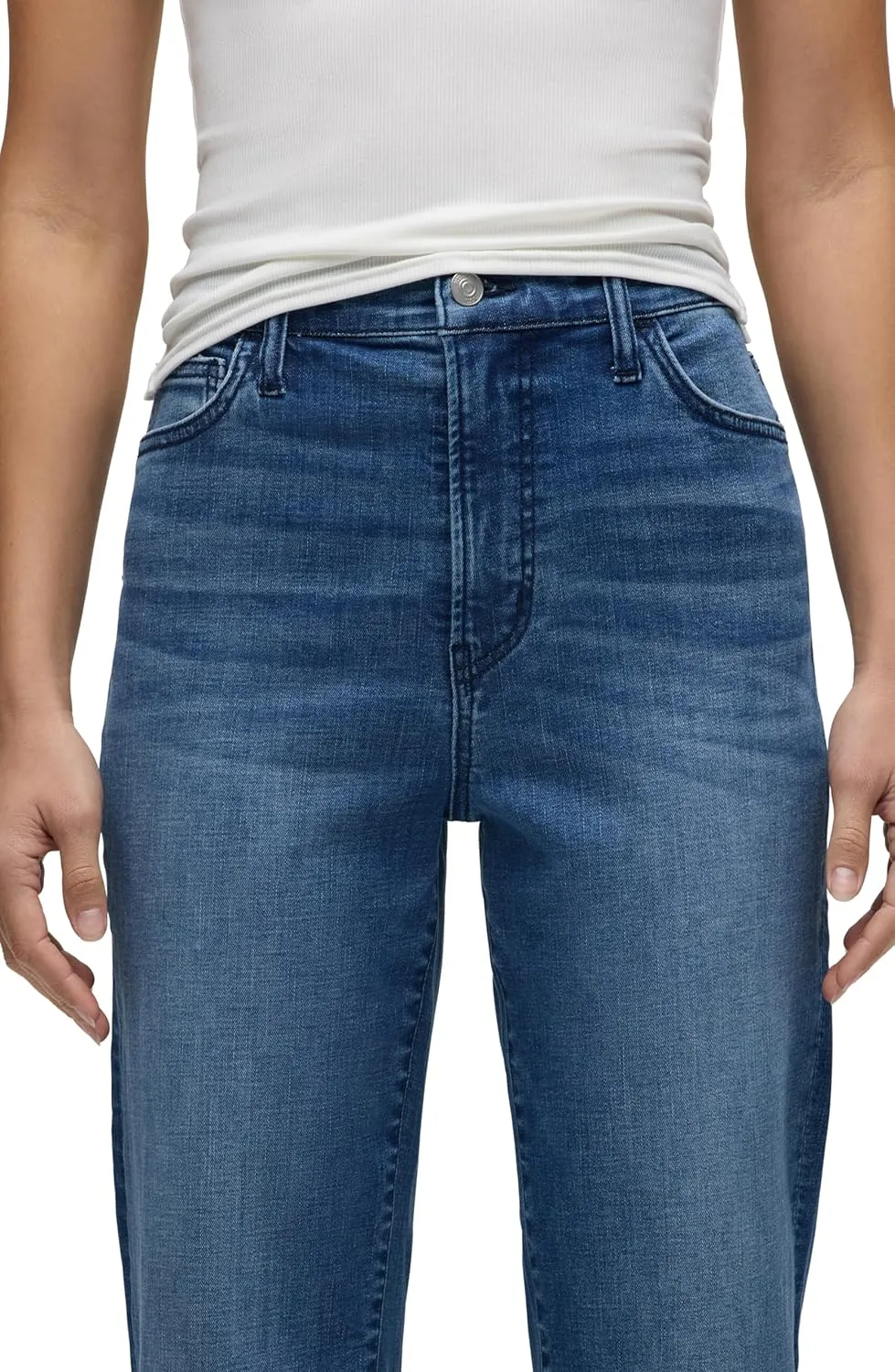 HUDSON Women's Rosalie High Rise Wide Leg Cargo Ankle Jean