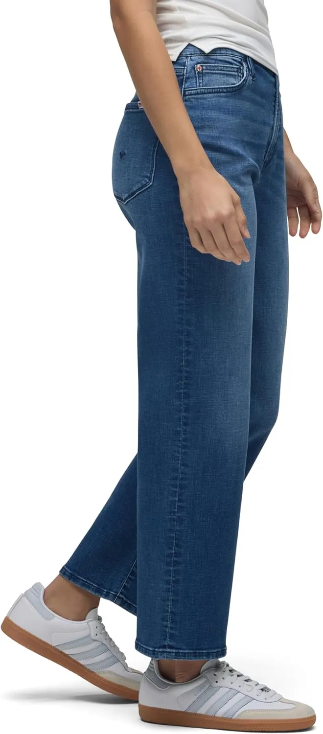 HUDSON Women's Rosalie High Rise Wide Leg Cargo Ankle Jean