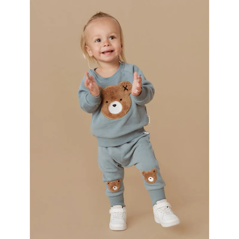 Huxbaby Furry Huxbear Knee Drop Crotch Pant Fleece