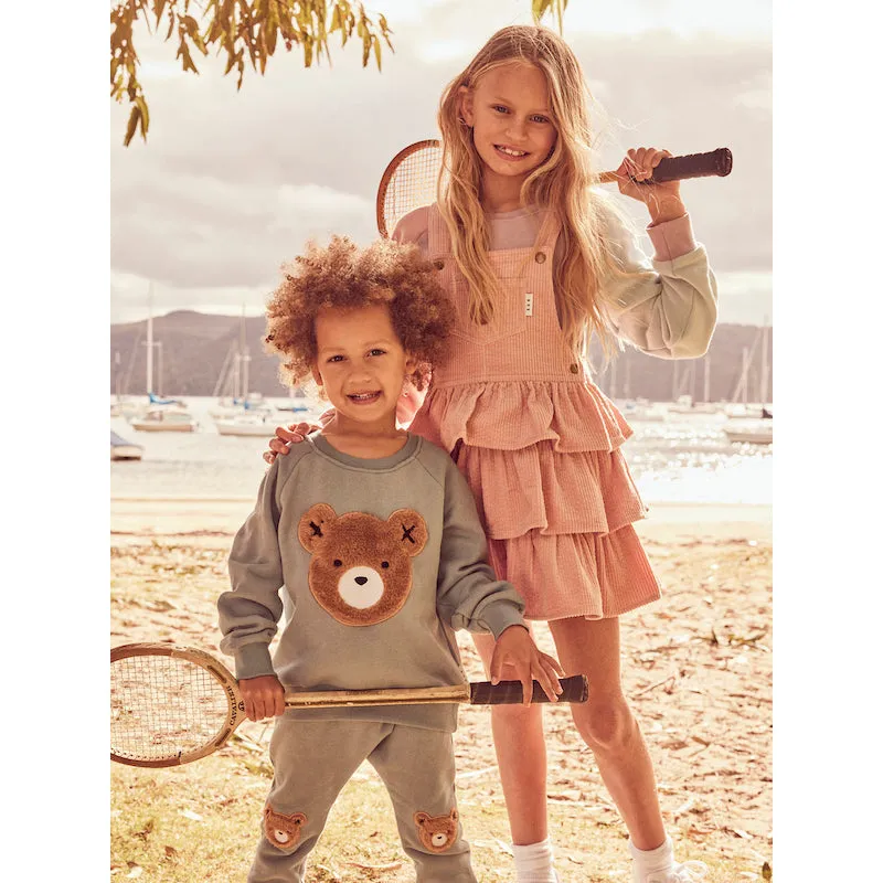 Huxbaby Furry Huxbear Knee Drop Crotch Pant Fleece