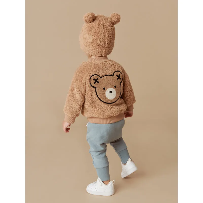 Huxbaby Furry Huxbear Knee Drop Crotch Pant Fleece