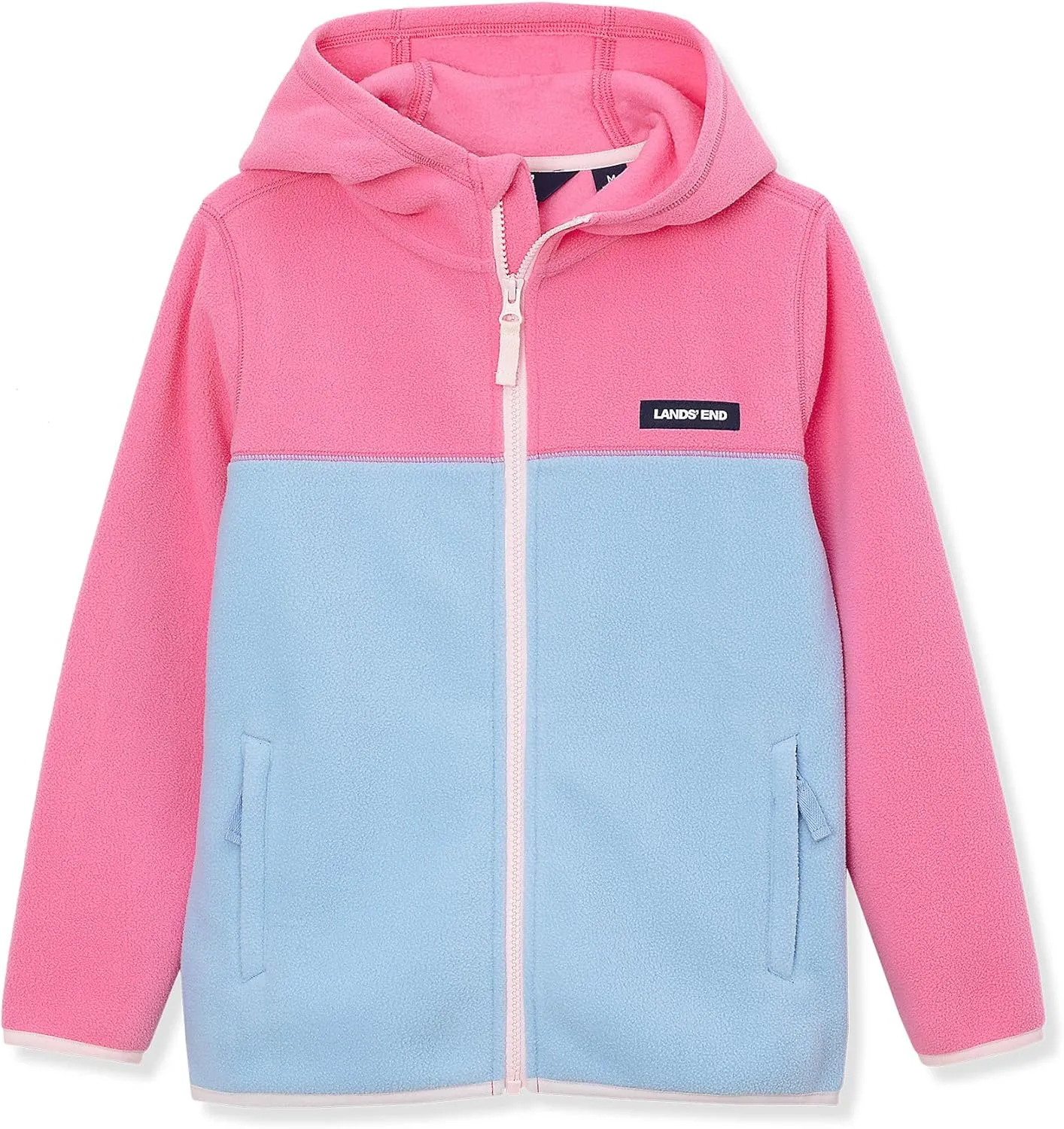 Lands' End Kids Fleece Full Zip Jacket with Hood