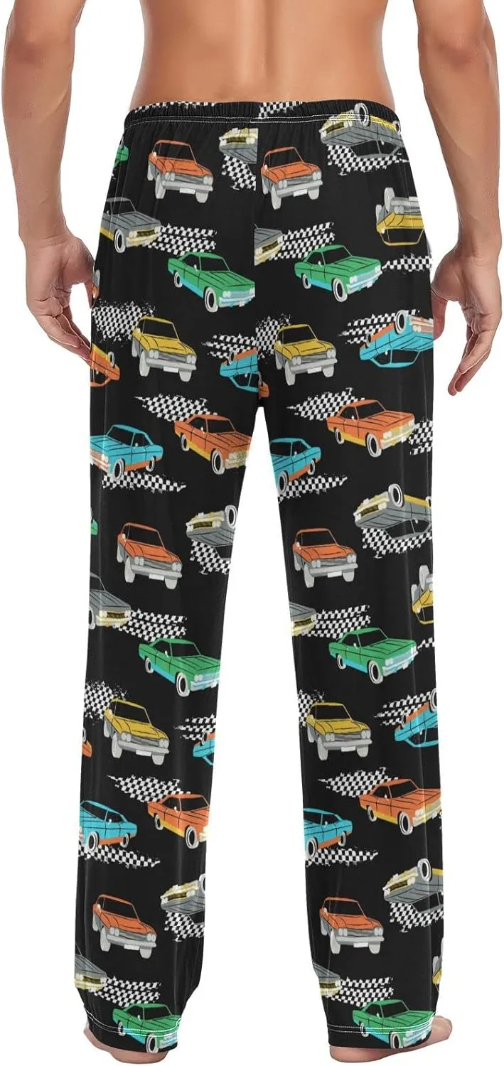 Love Valentines Day Hearts Pajama Pants Men's Pajama Bottoms Lounge Sleepwear PJs Sleep Pants S