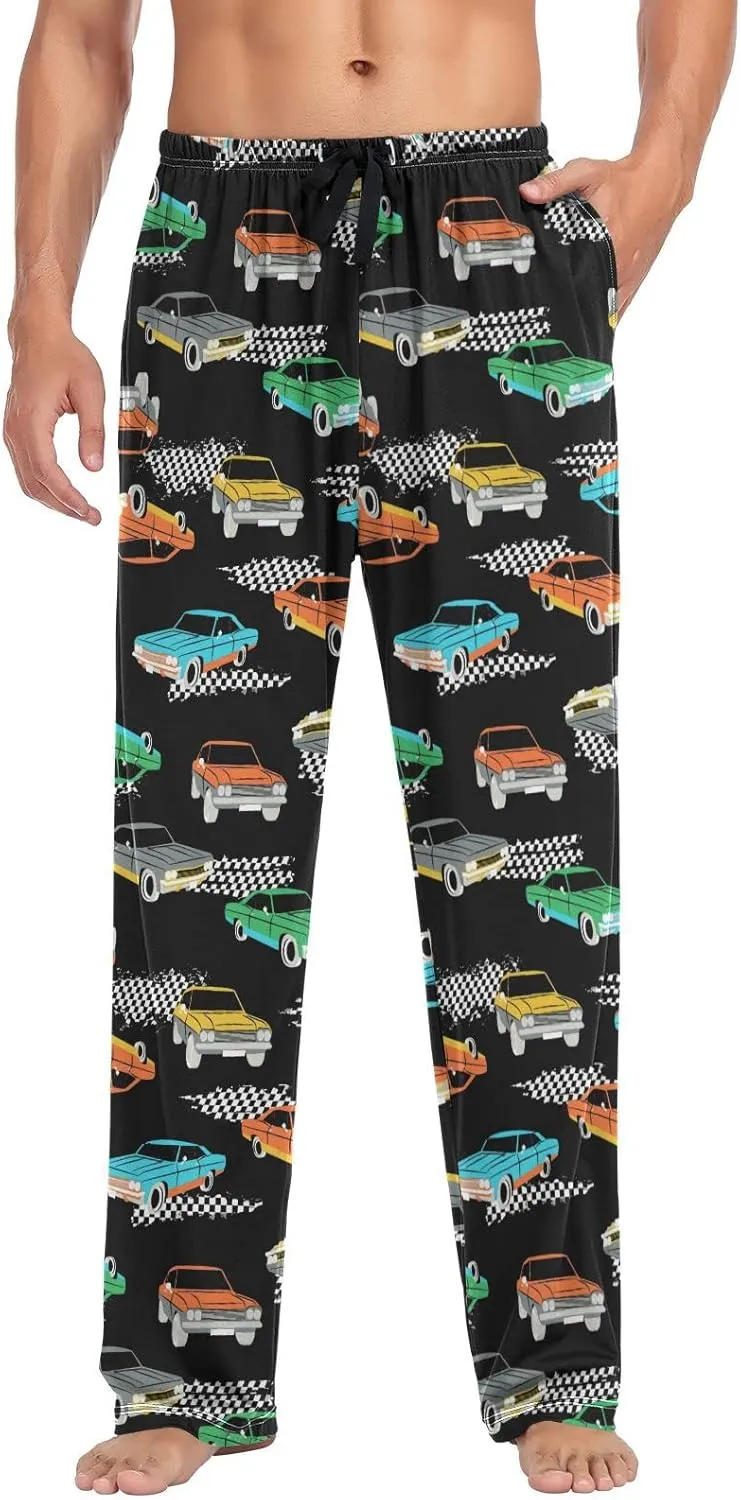 Love Valentines Day Hearts Pajama Pants Men's Pajama Bottoms Lounge Sleepwear PJs Sleep Pants S