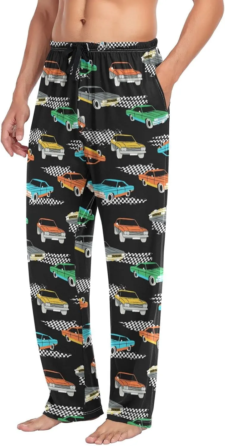 Love Valentines Day Hearts Pajama Pants Men's Pajama Bottoms Lounge Sleepwear PJs Sleep Pants S