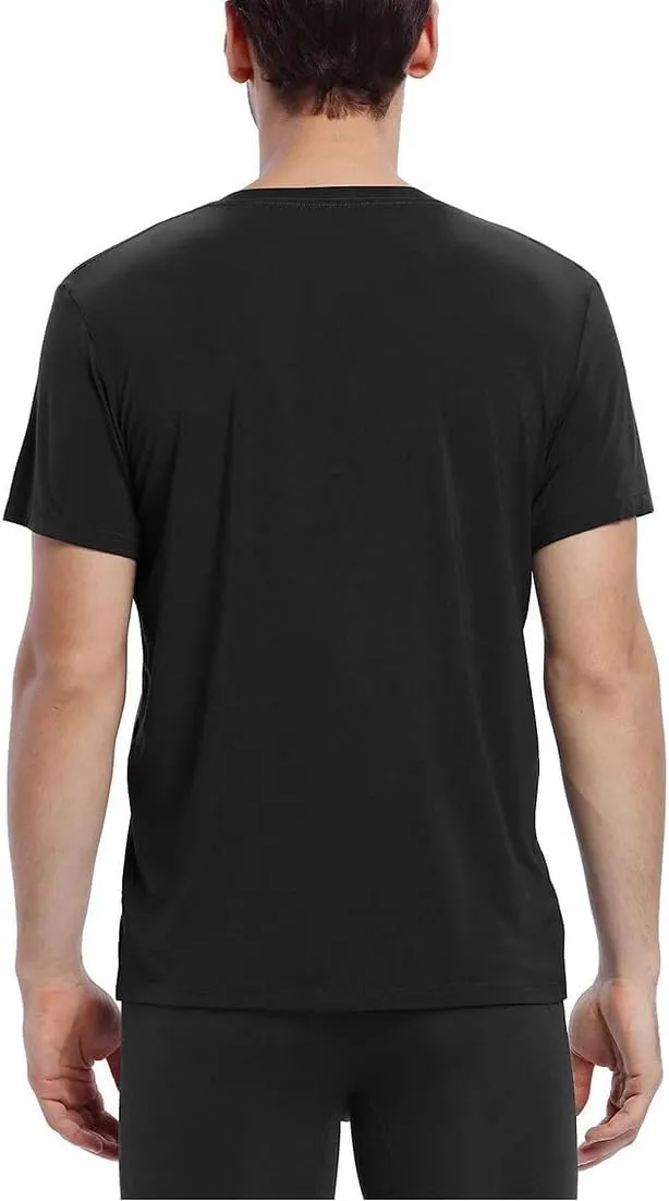 MAD Men's Micro Modal Undershirts V-Neck Soft Comfy Slim Fit