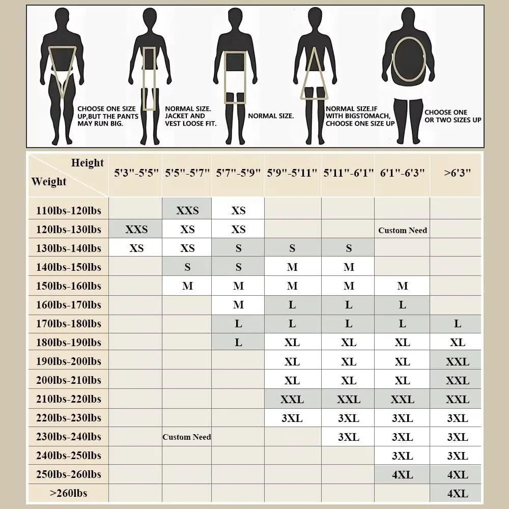 Men's Silk-Cotton Fine Tweed Wool Suits 3 Piece Slim Fit Wedding Suit Prom Tuxedos Brown Grey Jacket Vest Pants