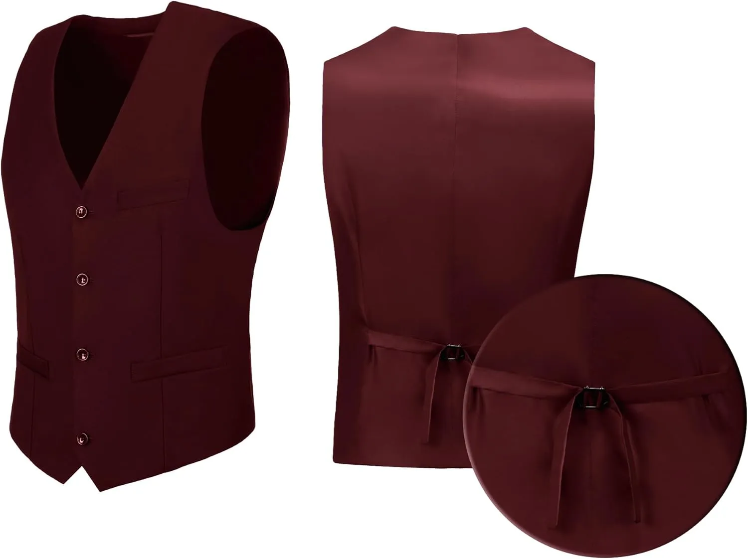 Mens Slim Fit Suit Formal 3 Piece Suit Set Double Breasted Suit Men Wedding Prom Tuxedo Blazer Jacket Vest Pants Set