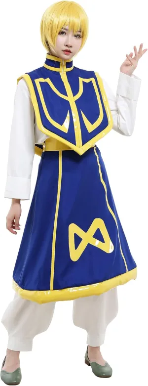 miccostumes Unisex Costume Anime Cosplay Long Sleeves Suit Outfit with Cloak and Skirt