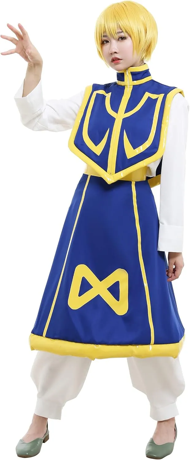 miccostumes Unisex Costume Anime Cosplay Long Sleeves Suit Outfit with Cloak and Skirt