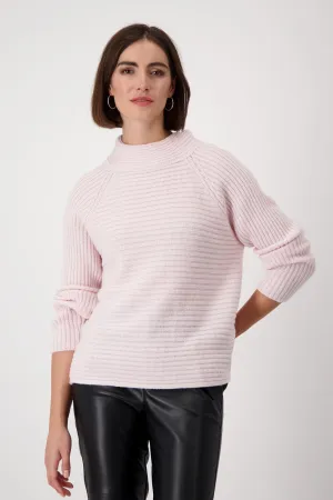 Monari Wool Mix Cross Rib Knit 808040