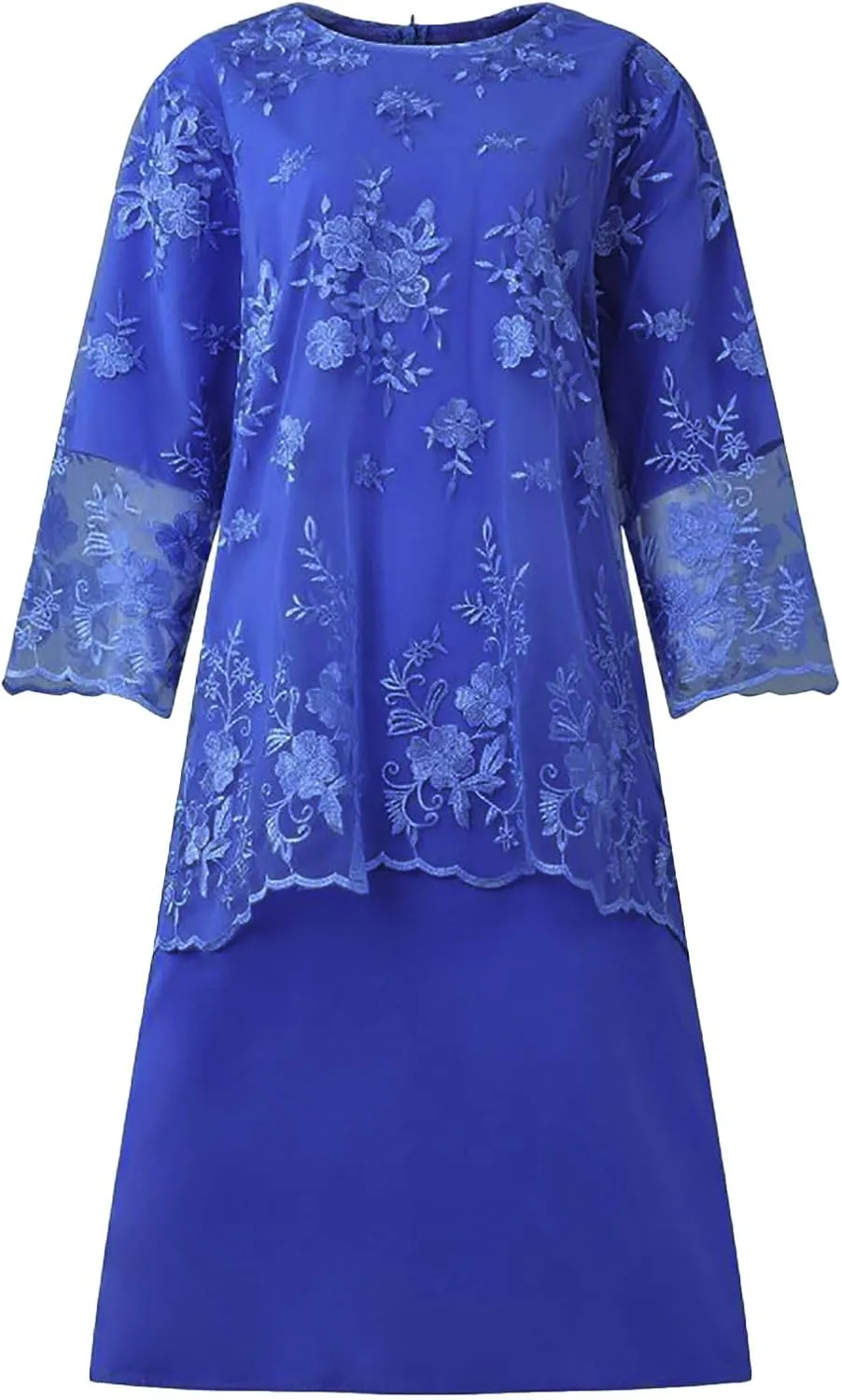 Mother of The Bride Dresses Floral Lace Wedding Guest Dress for Women Plus Size Formal Evening Dress Grandmother Dress
