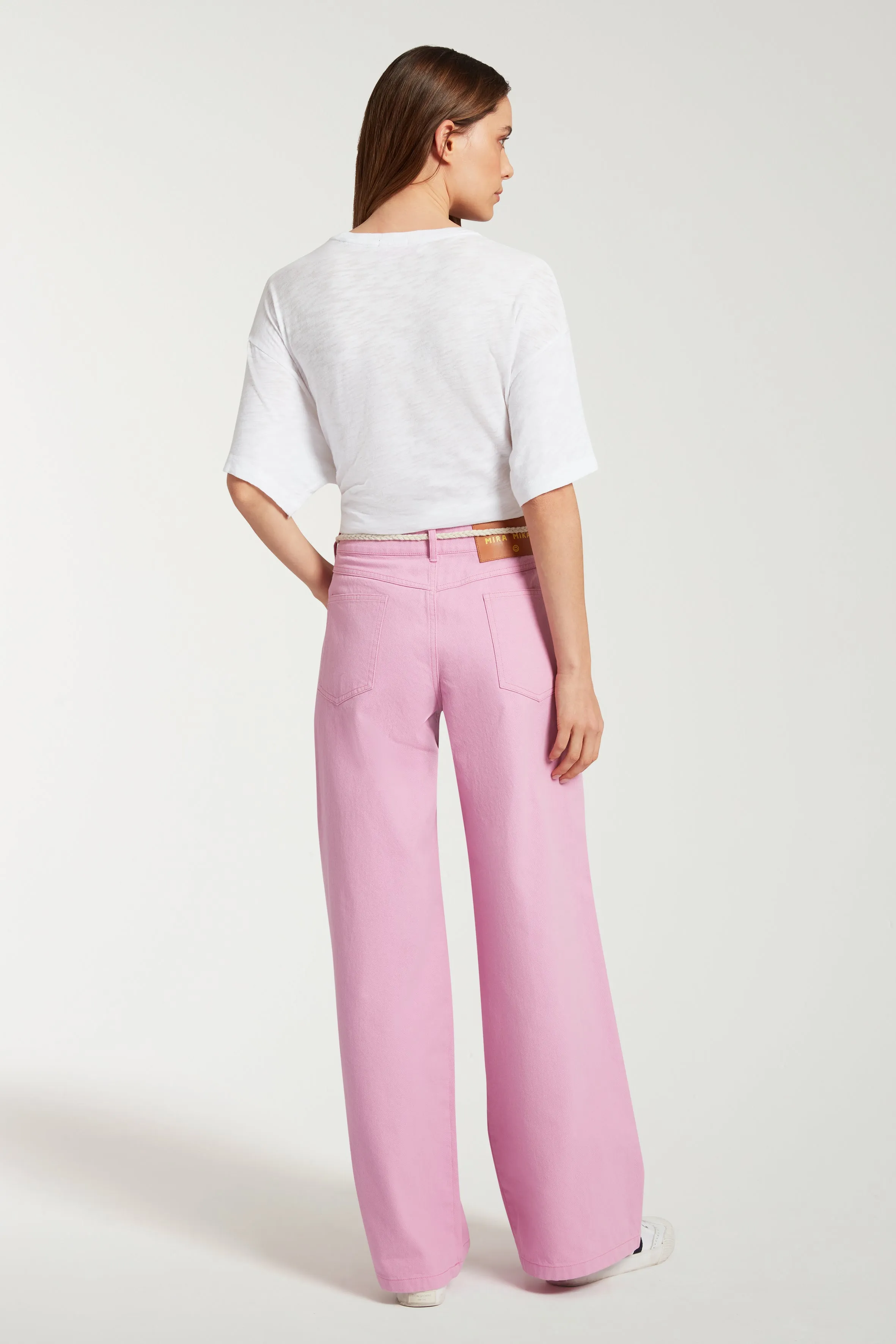 Pink Canvas Trousers