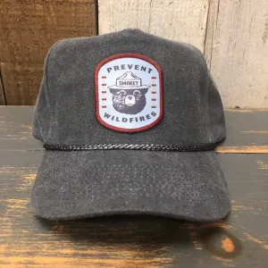 SMOKEY BEAR / PREVENT WILDFIRES 5 panel Stone Washed Canvas 2-Tone - Sky/White Braid 5 panel Stone Washed Canvas 2-Tone - Indigo/Red Braid 5 panel Stone Washed Canvas Golf - Charcoal/Charcoal Braid