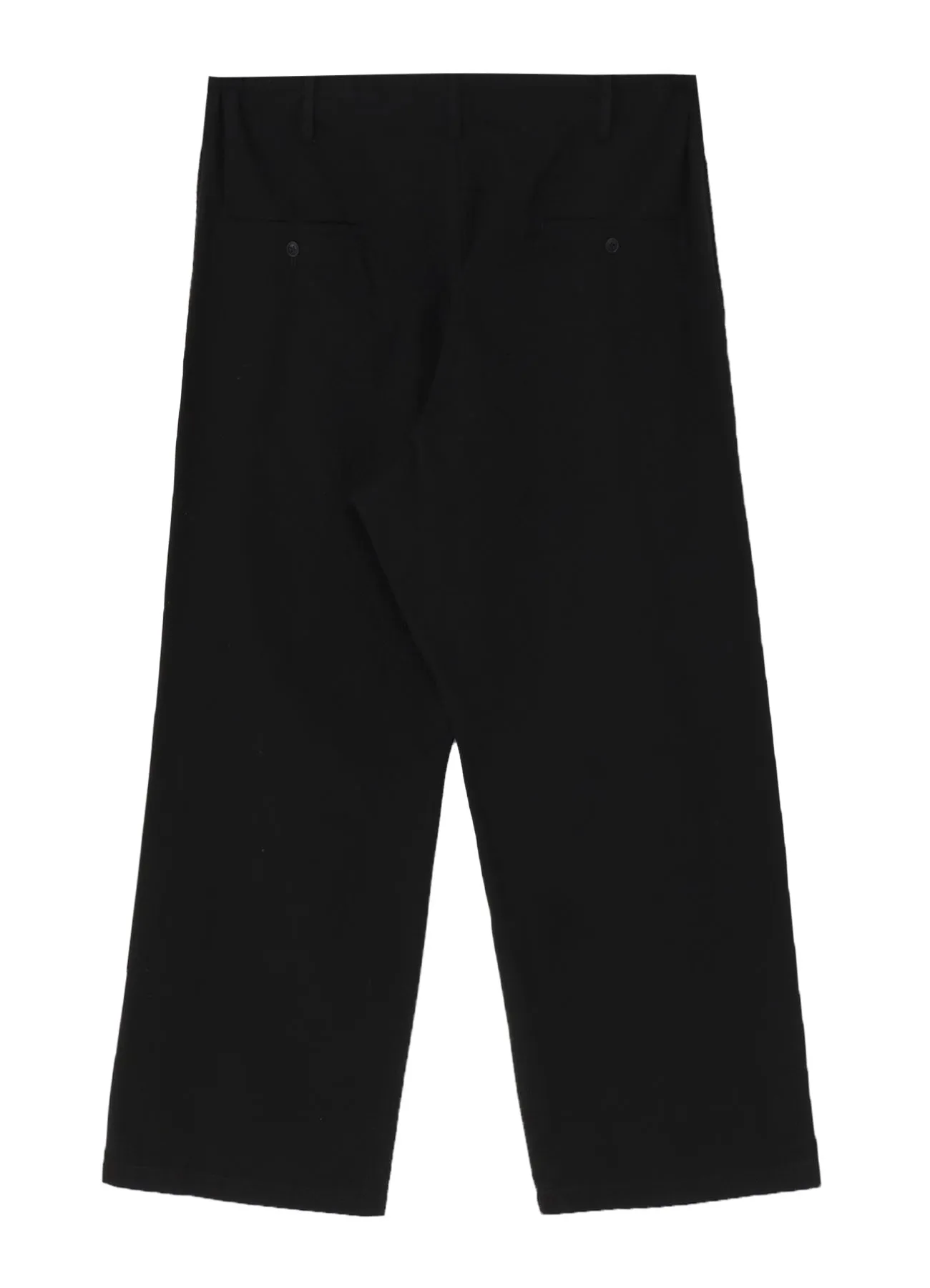 STRING PANTS WITH COTTON LINEN UNEVEN YARN CANVAS