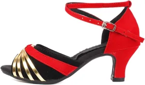 SWDZM Women's Latin Dance Shoes Tango Salsa Professional Ballroom Performance Practice Dance Shoes,DY08