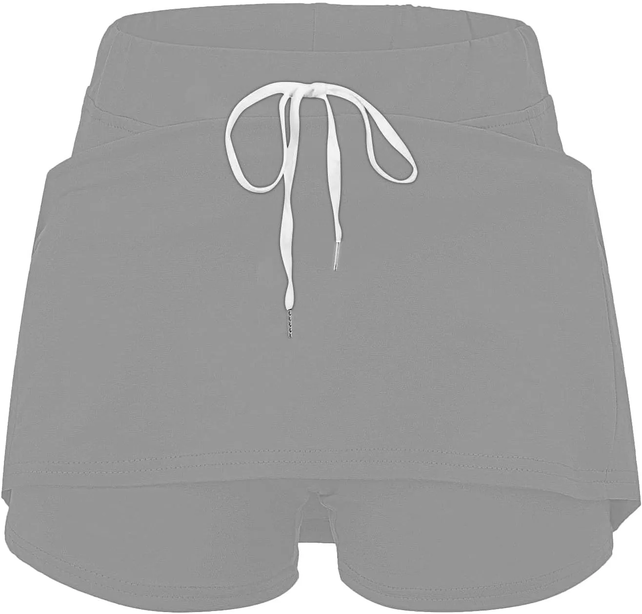 TANGNADE Womens Summer Tennis Skirts with Shorts Underneath High Waisted Drawstring Athletic Skorts Sports Running Outfits