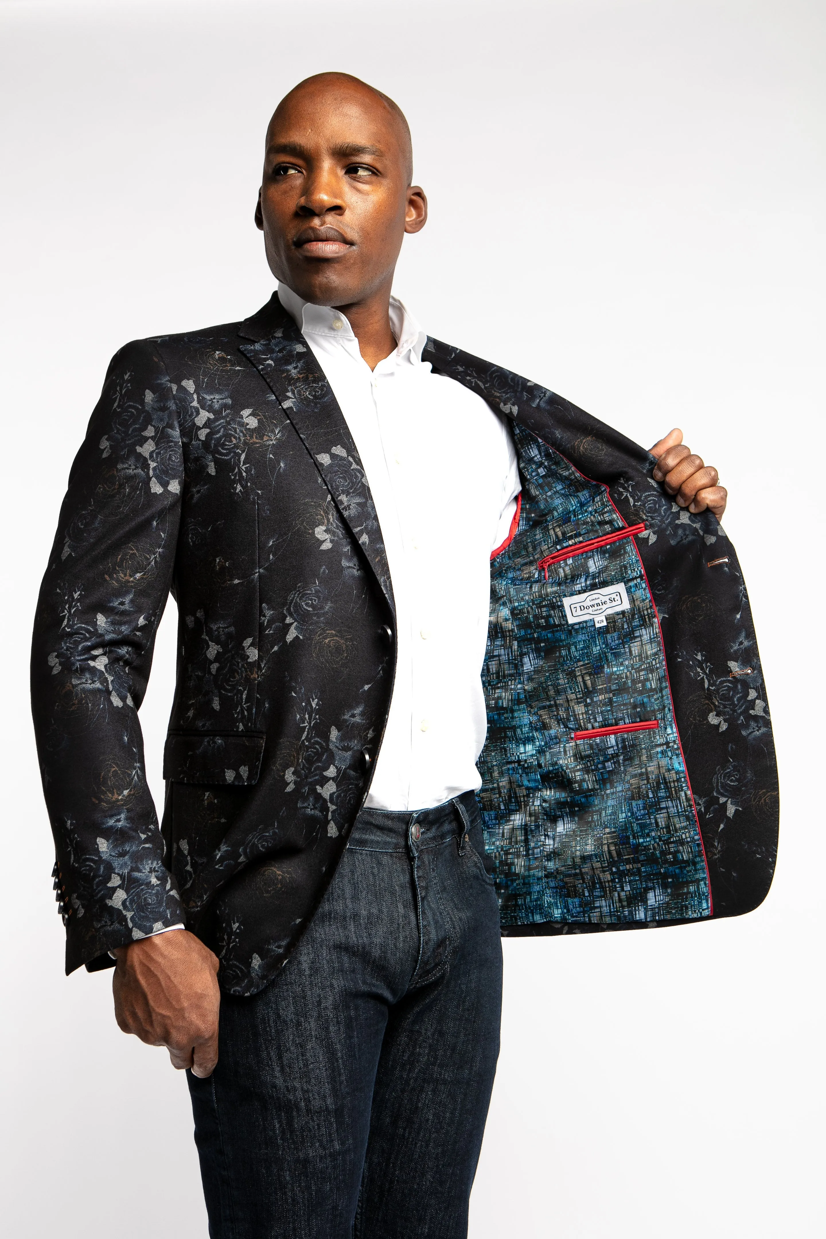Thunder Floral Party Blazer