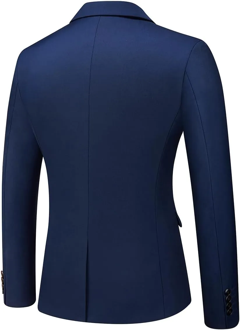 Tuxedo Men Suit Regular Fit 3 Piece Suit Blazer Jacket Waistcoat Pants Men Suit Set for Wedding Prom
