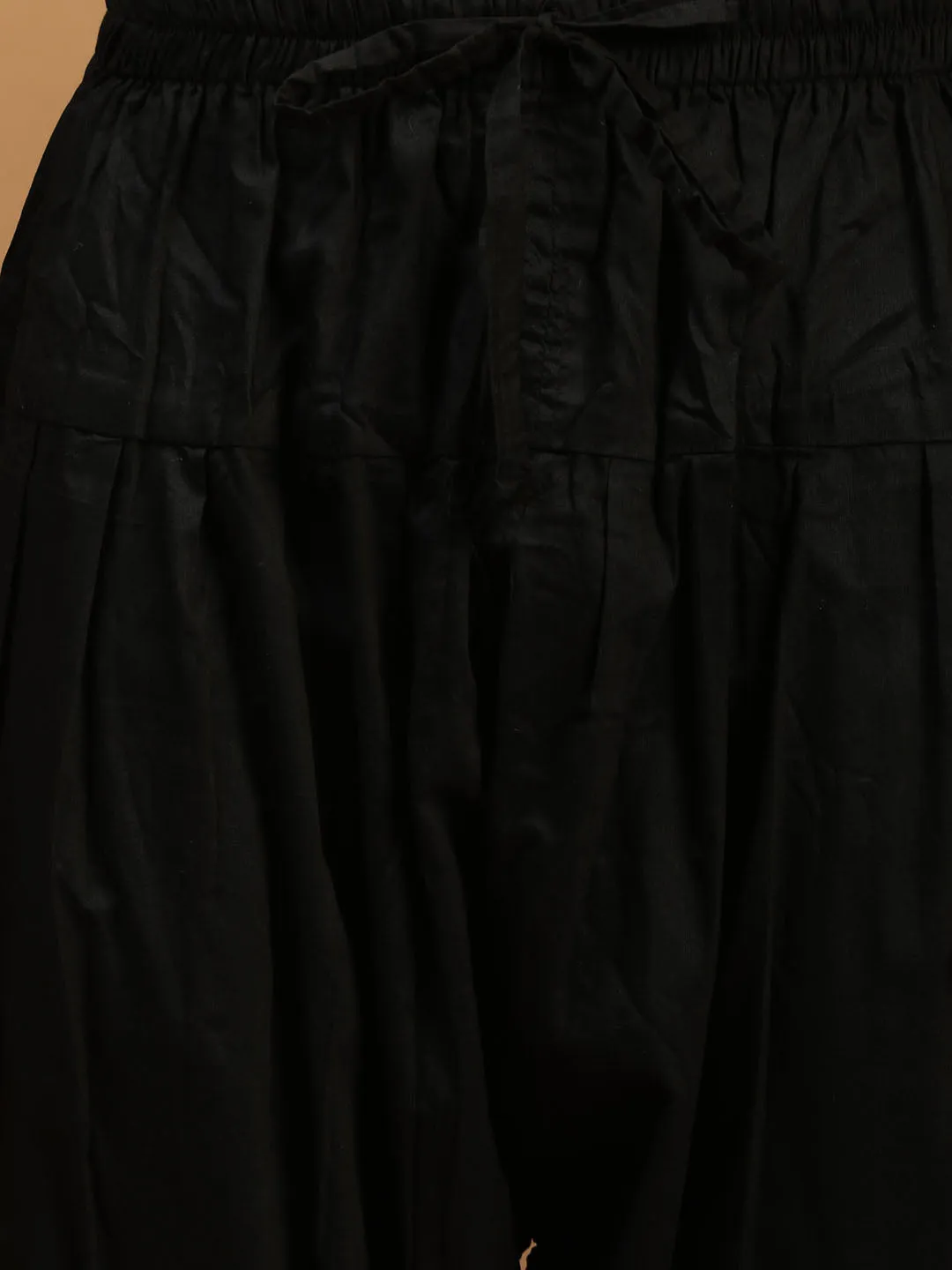 Vastramay Maroon Mirror Kurta With Patiala