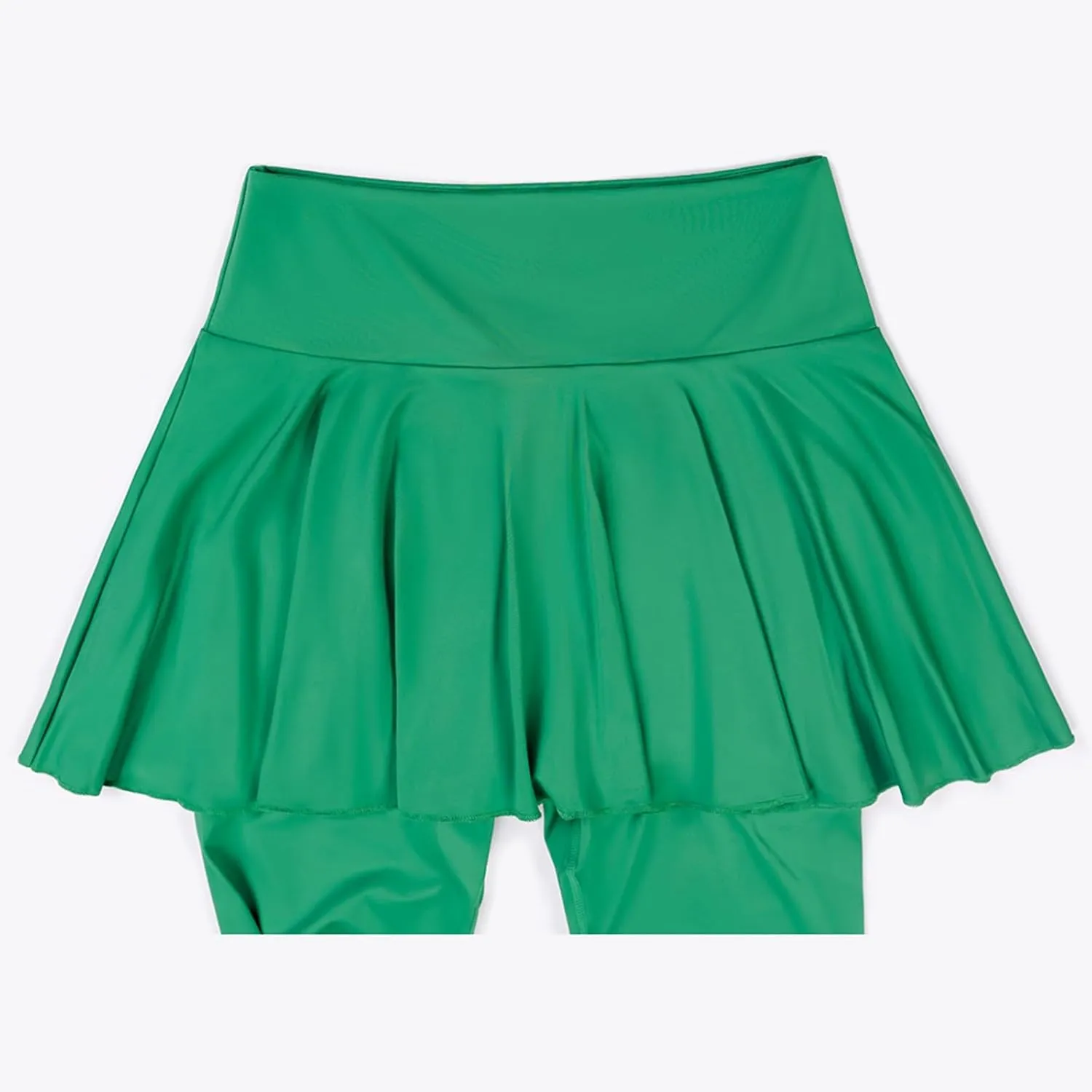 Women Tennis Skirted Leggings with Pockets Athletic Pleated Skirts with Leggings Workout Active Skort Yoga Pants